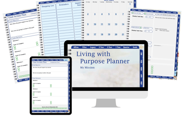 Living with Purpose Planner Instructions